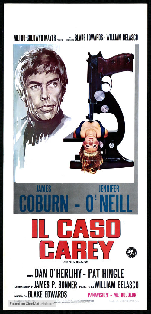 The Carey Treatment - Italian Movie Poster