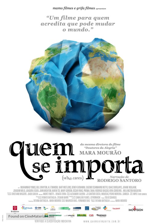 Quem se importa - Brazilian Movie Poster