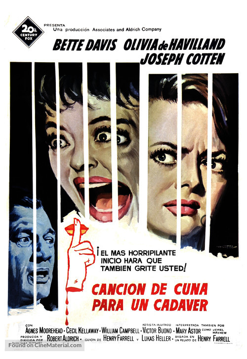 Hush... Hush, Sweet Charlotte - Spanish Movie Poster