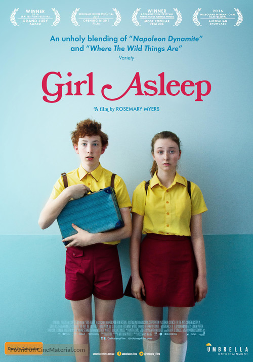 Girl Asleep - Australian Movie Poster