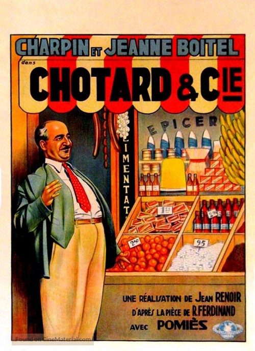 Chotard et Cie - Belgian Movie Poster
