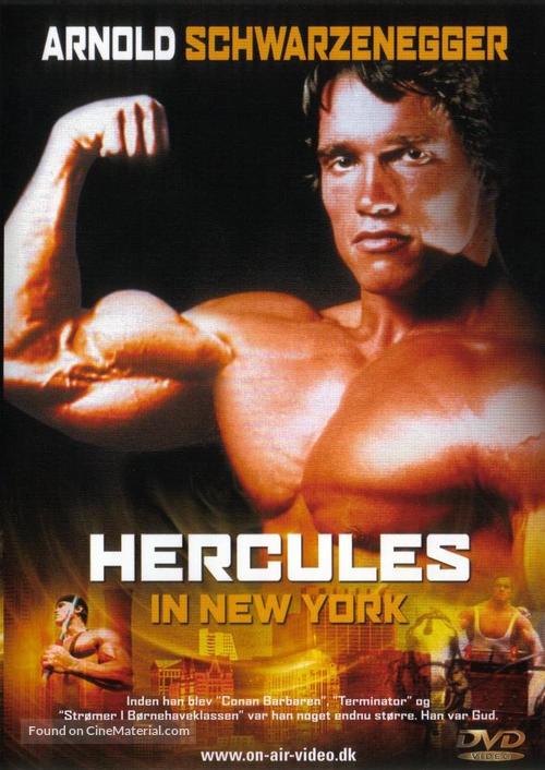 Hercules In New York - Danish DVD movie cover