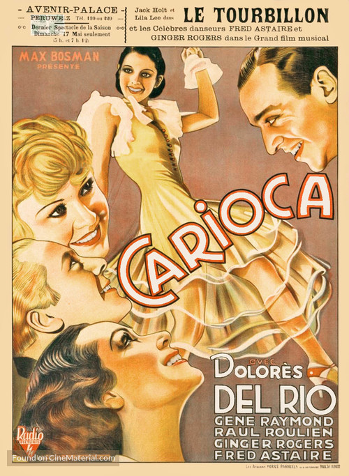Flying Down to Rio - Belgian Movie Poster