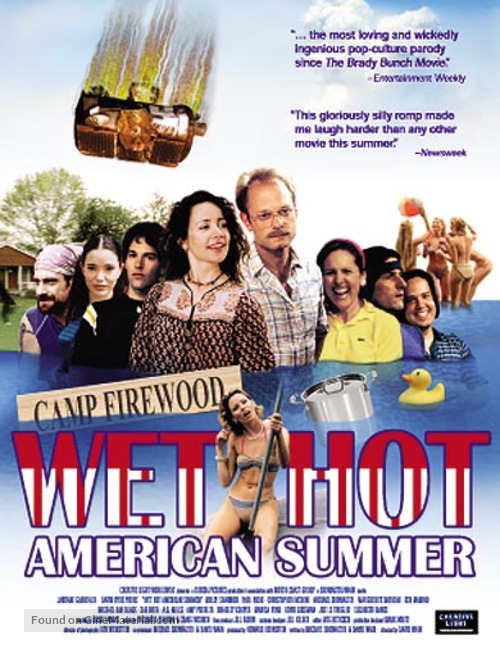 Wet Hot American Summer - British Movie Poster