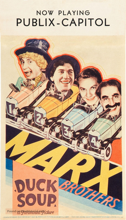 Duck Soup - Theatrical movie poster