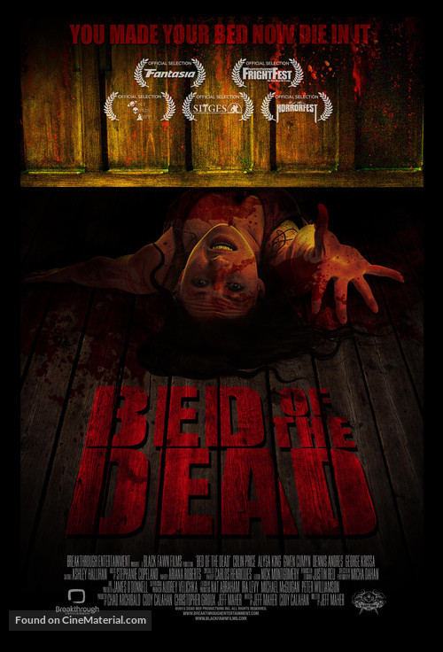 Bed of the Dead - Canadian Movie Poster