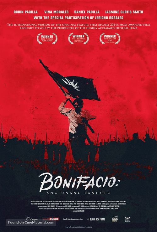 Bonifacio: Ang unang pangulo - Philippine Movie Poster