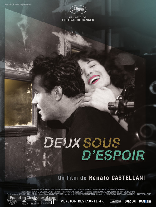 Due soldi di speranza - French Re-release movie poster