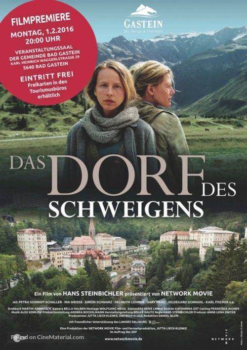 Das Dorf des Schweigens - German Movie Poster