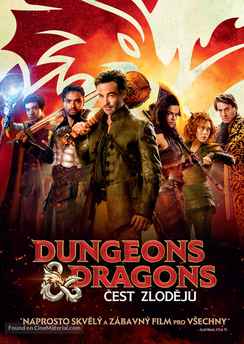 Dungeons &amp; Dragons: Honor Among Thieves - Czech DVD movie cover