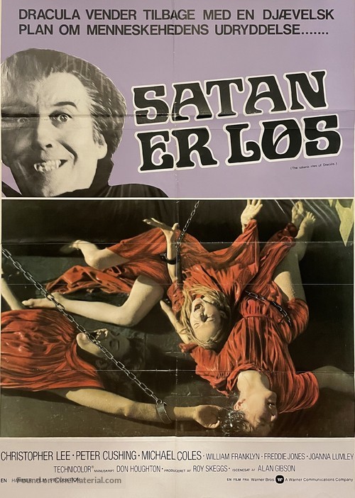 The Satanic Rites of Dracula - Danish Movie Poster