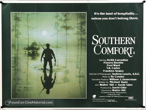 Southern Comfort - British Movie Poster