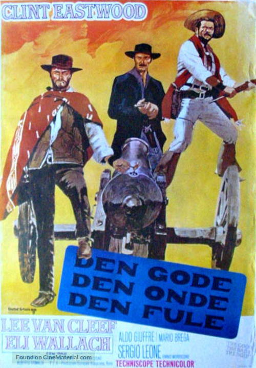 Il buono, il brutto, il cattivo - Swedish Movie Poster