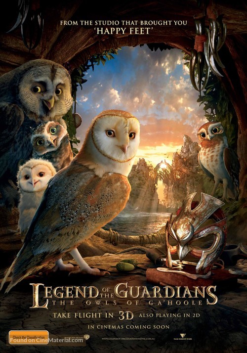 Legend of the Guardians: The Owls of Ga&#039;Hoole - Australian Movie Poster