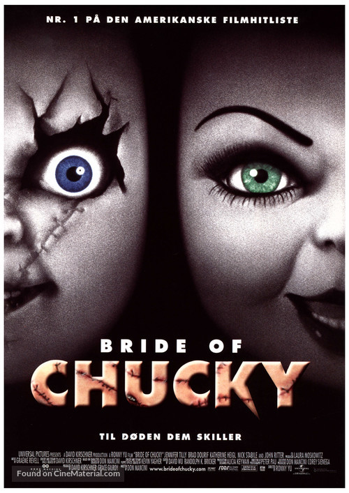Bride of Chucky - Danish Movie Poster
