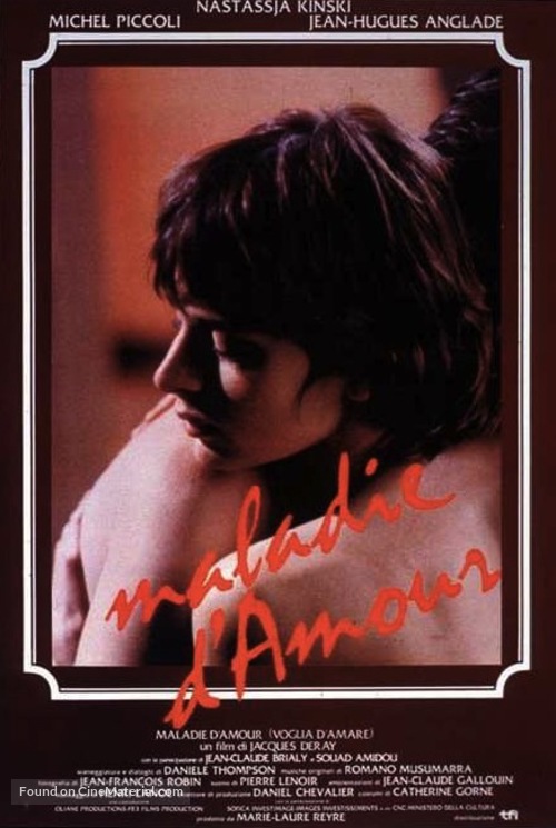 Maladie d&#039;amour - Italian Movie Poster