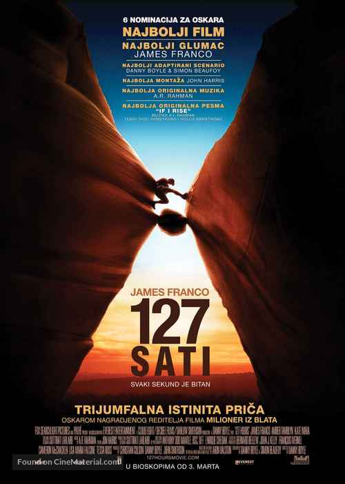 127 Hours - Serbian Movie Poster