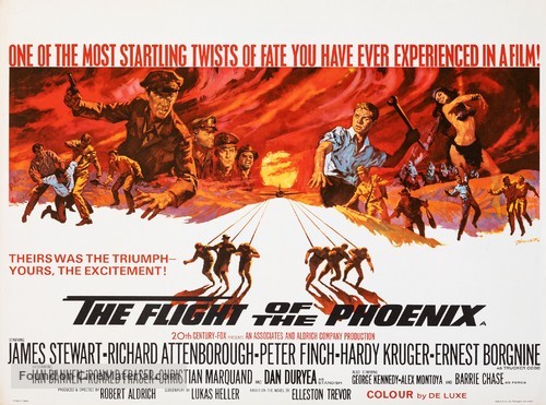 The Flight of the Phoenix - British Movie Poster