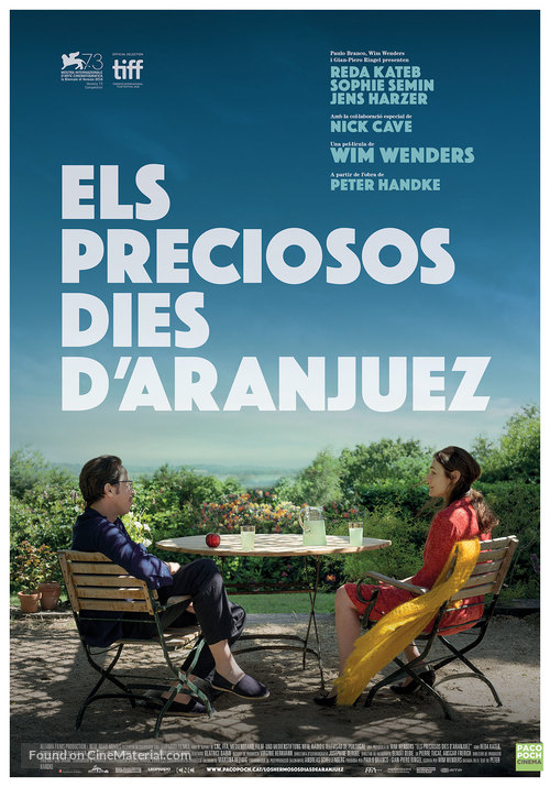 Les beaux jours d&#039;Aranjuez - Andorran Movie Poster