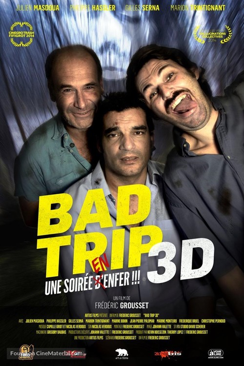 Paranormal Bad Trip 3D - French Movie Poster
