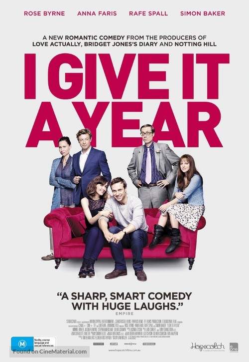 I Give It a Year - Australian Movie Poster