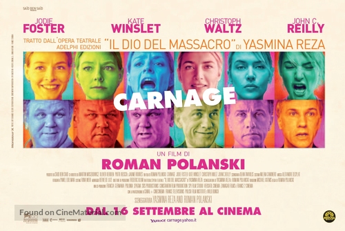 Carnage - Italian Movie Poster