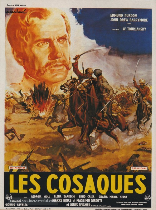 I cosacchi - French Movie Poster