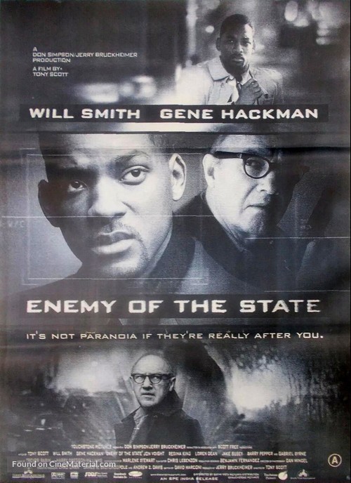 Enemy Of The State - Indian Movie Poster