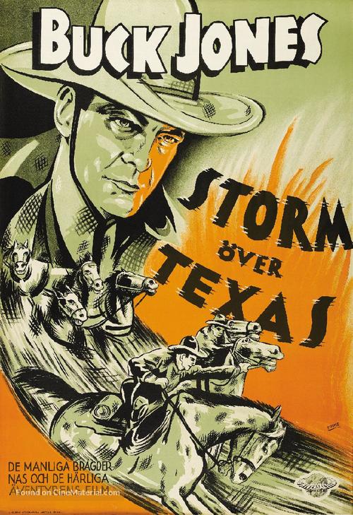 Law of the Texan - Swedish Movie Poster