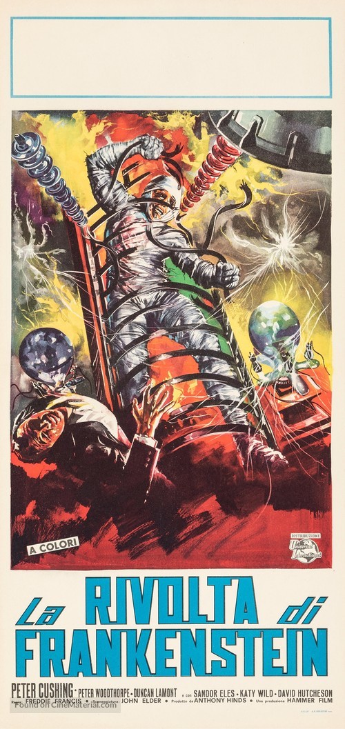 The Evil of Frankenstein - Italian Movie Poster