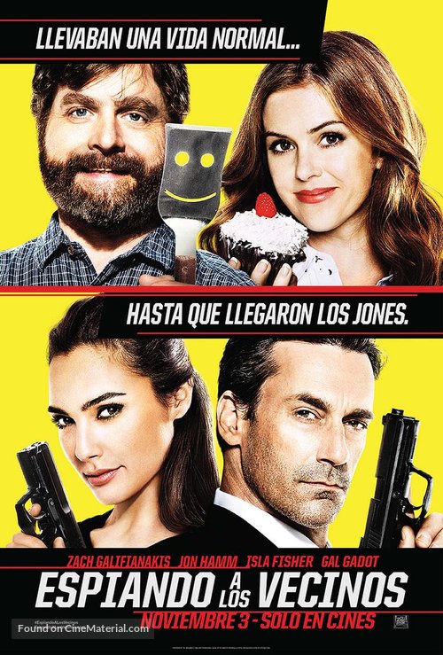 Keeping Up with the Joneses - Argentinian Movie Poster