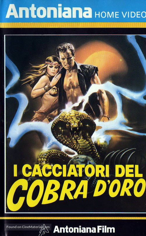 I cacciatori del cobra d&#039;oro - Italian VHS movie cover