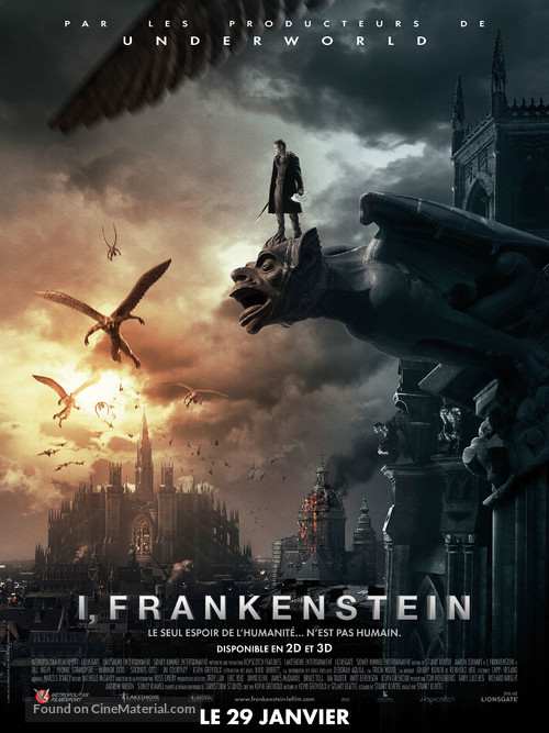 I, Frankenstein - French Movie Poster