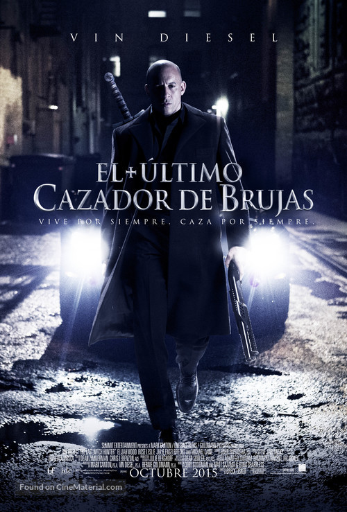 The Last Witch Hunter - Chilean Movie Poster