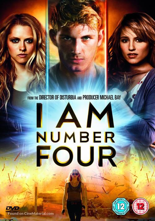 I Am Number Four - British DVD movie cover