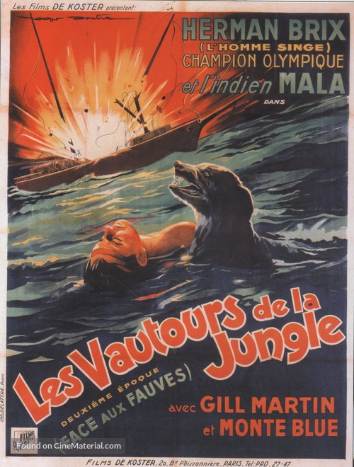 Hawk of the Wilderness - French Movie Poster