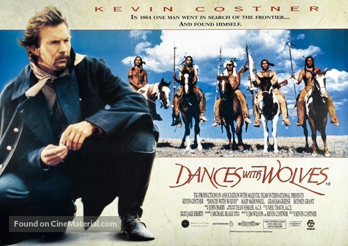 Dances with Wolves - British Movie Poster