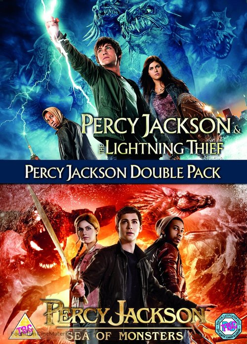 Percy Jackson: Sea of Monsters - British DVD movie cover