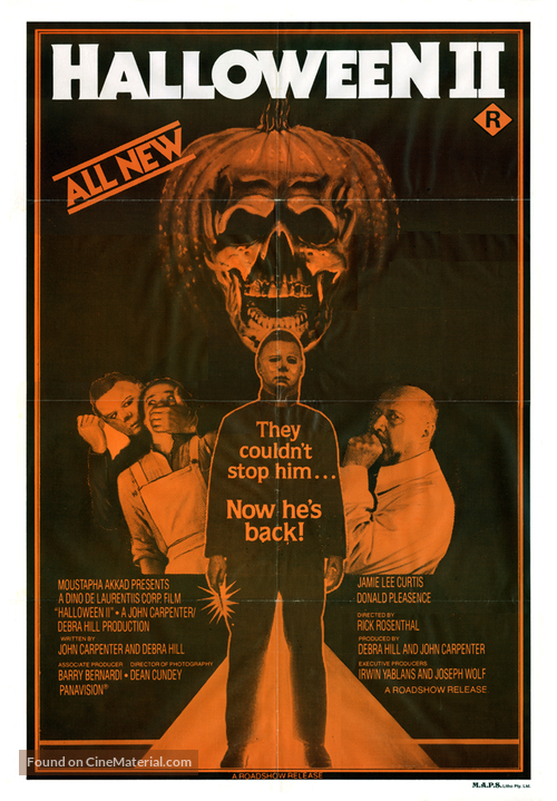 Halloween II - Australian Movie Poster