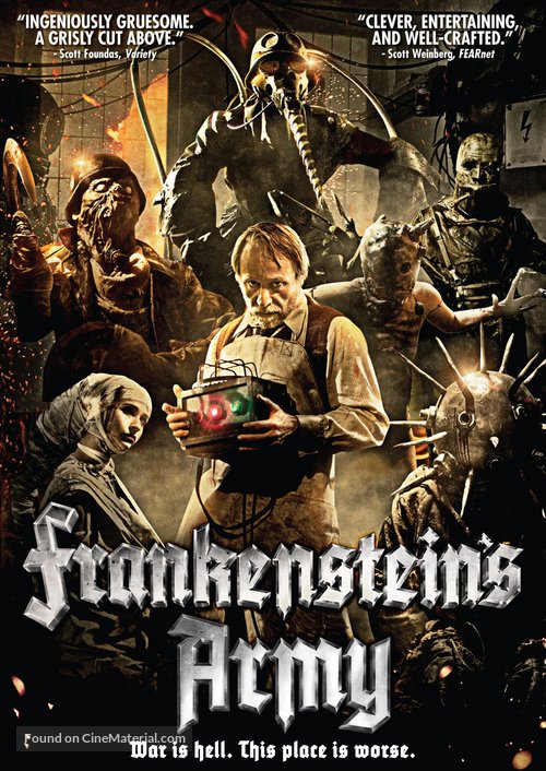 Frankenstein&#039;s Army - DVD movie cover