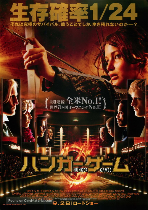 The Hunger Games - Japanese Movie Poster