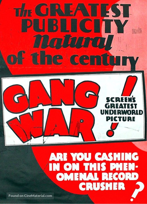 Gang War - Movie Poster