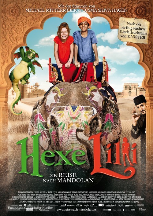 Hexe Lilli - Die Reise nach Mandolan - German Movie Poster