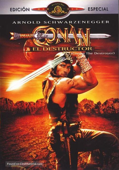 Conan The Destroyer - Spanish Movie Cover