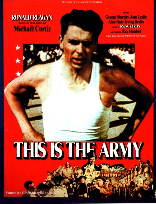 This Is the Army - French Re-release movie poster