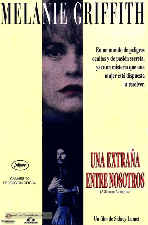 A Stranger Among Us - Spanish Movie Poster