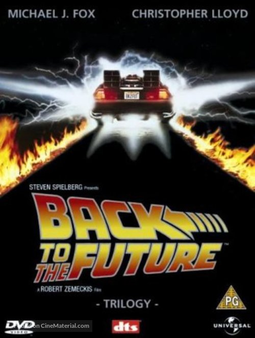 Back to the Future Part III - British DVD movie cover