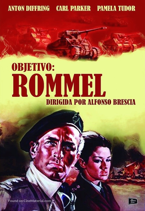 Uccidete Rommel - Spanish DVD movie cover