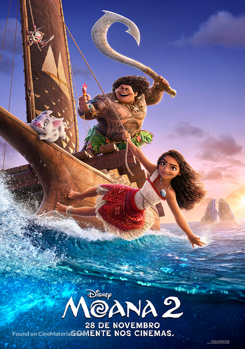 Moana 2 - Brazilian Movie Poster