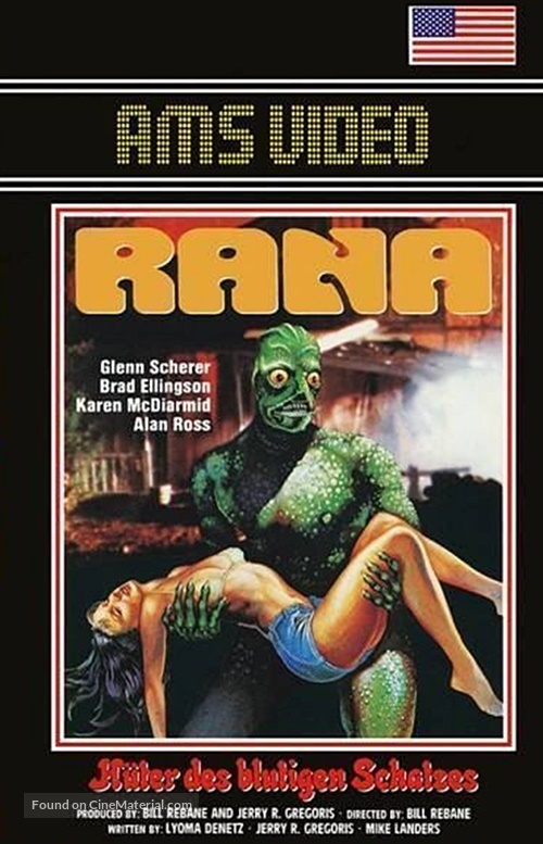 Rana: The Legend of Shadow Lake - German DVD movie cover